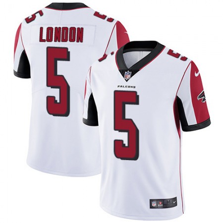 Nike Falcons #5 Drake London White Men's Stitched NFL Vapor Untouchable Limited Jersey