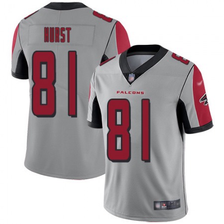 Nike Falcons #81 Hayden Hurst Silver Men's Stitched NFL Limited Inverted Legend Jersey