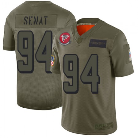 Nike Falcons #94 Deadrin Senat Camo Men's Stitched NFL Limited 2019 Salute To Service Jersey