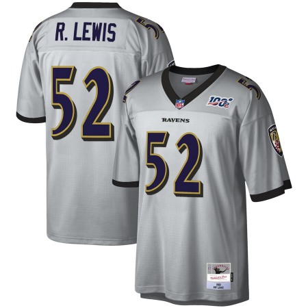 Baltimore Ravens #52 Ray Lewis Mitchell & Ness NFL 100 Retired Player Platinum Jersey