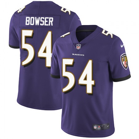 Nike Ravens #54 Tyus Bowser Purple Team Color Men's Stitched NFL Vapor Untouchable Limited Jersey