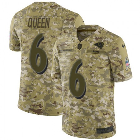 Nike Ravens #6 Patrick Queen Camo Men's Stitched NFL Limited 2018 Salute To Service Jersey