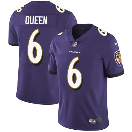 Nike Ravens #6 Patrick Queen Purple Team Color Men's Stitched NFL Vapor Untouchable Limited Jersey