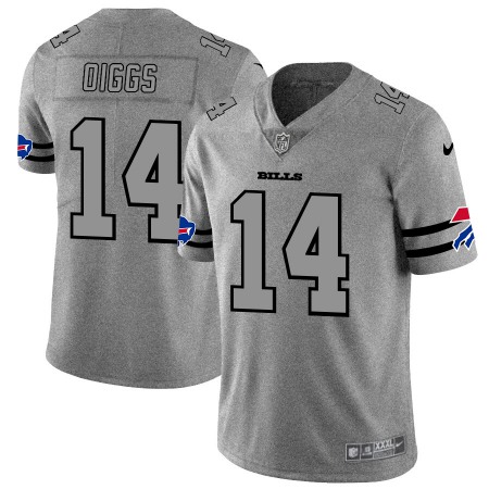 Buffalo Bills #14 Stefon Diggs Men's Nike Gray Gridiron II Vapor Untouchable Limited NFL Jersey