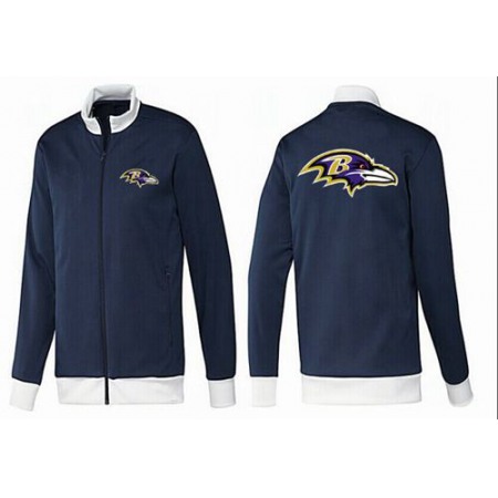 NFL Baltimore Ravens Team Logo Jacket Dark Blue_1