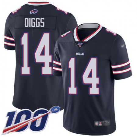 Nike Bills #14 Stefon Diggs Navy Men's Stitched NFL Limited Inverted Legend 100th Season Jersey