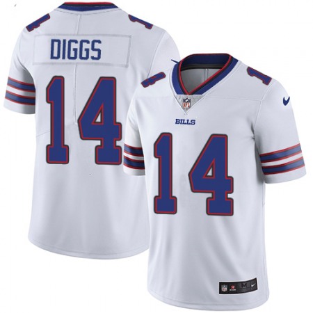 Nike Bills #14 Stefon Diggs White Men's Stitched NFL Vapor Untouchable Limited Jersey