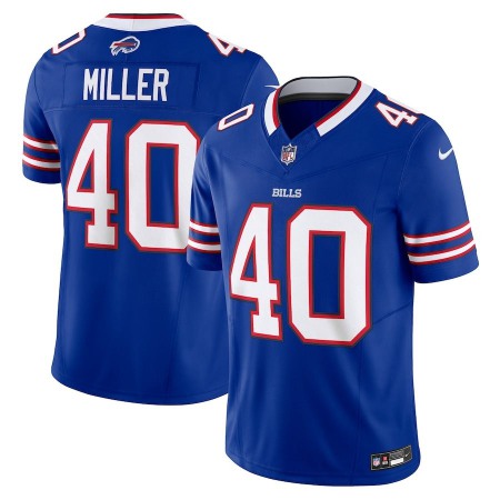 Buffalo Bills #40 Von Miller Nike Men's Royal Vapor F.U.S.E. Limited Jersey