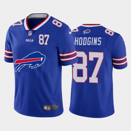 Buffalo Bills #87 Isaiah Hodgins Royal Blue Men's Nike Big Team Logo Player Vapor Limited NFL Jersey
