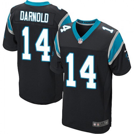 Nike Panthers #14 Sam Darnold Black Team Color Men's Stitched NFL Vapor Untouchable Elite Jersey