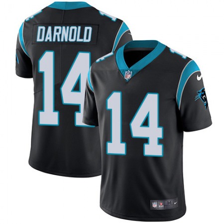 Nike Panthers #14 Sam Darnold Black Team Color Men's Stitched NFL Vapor Untouchable Limited Jersey