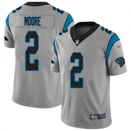 Nike Panthers #2 DJ Moore Silver Men's Stitched NFL Limited Inverted Legend Jersey