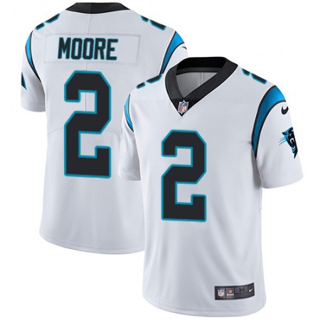 Nike Panthers #2 DJ Moore White Men's Stitched NFL Vapor Untouchable Limited Jersey