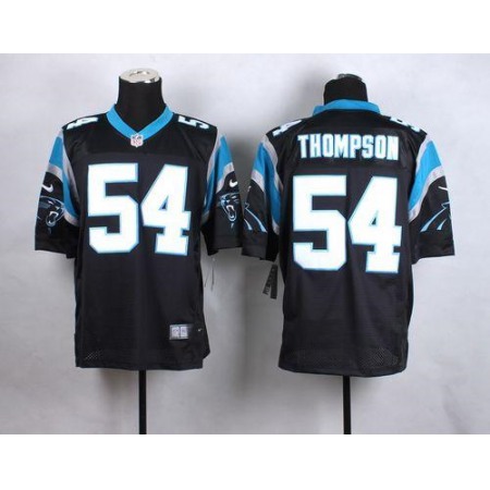 Nike Panthers #54 Shaq Thompson Black Team Color Men's Stitched NFL Elite Jersey