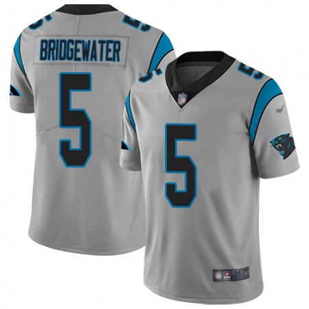 Nike Panthers #5 Teddy Bridgewater Silver Men's Stitched NFL Limited Inverted Legend Jersey
