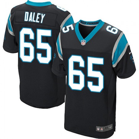 Nike Panthers #65 Dennis Daley Black Team Color Men's Stitched NFL Vapor Untouchable Elite Jersey