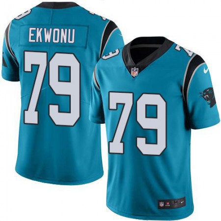 Nike Panthers #79 Ikem Ekwonu Blue Alternate Men's Stitched NFL Vapor Untouchable Limited Jersey