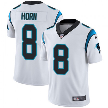Nike Panthers #8 Jaycee Horn White Men's Stitched NFL Vapor Untouchable Limited Jersey