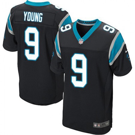 Nike Panthers #9 Bryce Young Black Team Color Men's Stitched NFL Vapor Untouchable Elite Jersey