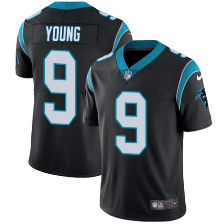 Nike Panthers #9 Bryce Young Black Team Color Men's Stitched NFL Vapor Untouchable Limited Jersey