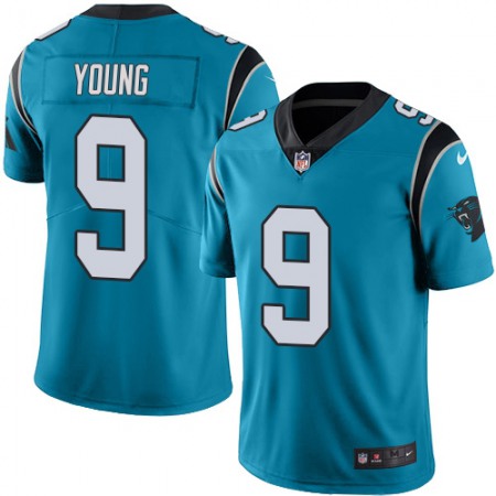 Nike Panthers #9 Bryce Young Blue Alternate Men's Stitched NFL Vapor Untouchable Limited Jersey