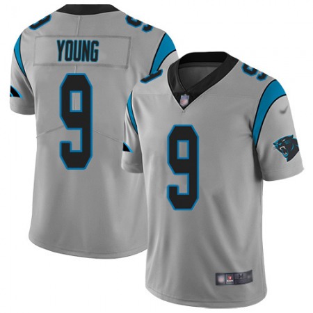 Nike Panthers #9 Bryce Young Silver Men's Stitched NFL Limited Inverted Legend Jersey