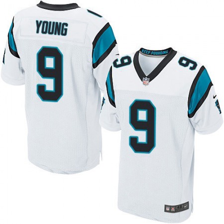 Nike Panthers #9 Bryce Young White Men's Stitched NFL New Elite Jersey