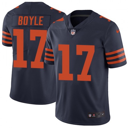 Nike Bears #17 Tim Boyle Navy Blue Alternate Men's Stitched NFL Vapor Untouchable Limited Jersey