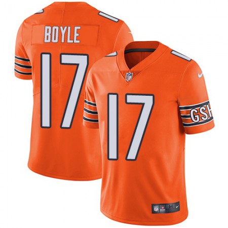 Nike Bears #17 Tim Boyle Orange Men's Stitched NFL Limited Rush Jersey