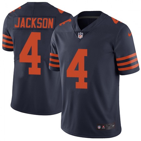 Nike Bears #4 Eddie Jackson Navy Blue Alternate Men's Stitched NFL Vapor Untouchable Limited Jersey