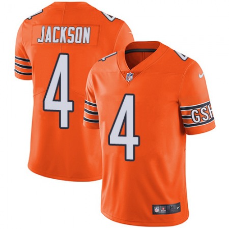 Nike Bears #4 Eddie Jackson Orange Men's Stitched NFL Limited Rush Jersey