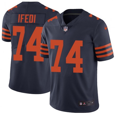 Nike Bears #74 Germain Ifedi Navy Blue Alternate Men's Stitched NFL Vapor Untouchable Limited Jersey