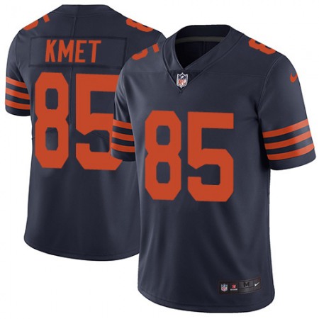 Nike Bears #85 Cole Kmet Navy Blue Alternate Men's Stitched NFL Vapor Untouchable Limited Jersey