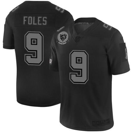 Chicago Bears #9 Nick Foles Men's Nike Black 2019 Salute to Service Limited Stitched NFL Jersey