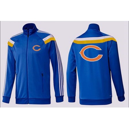 NFL Chicago Bears Team Logo Jacket Blue_2