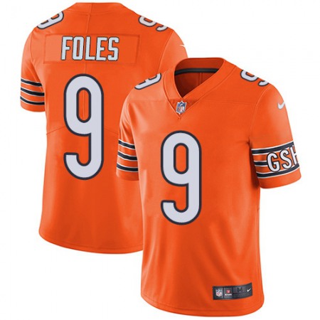 Nike Bears #9 Nick Foles Orange Men's Stitched NFL Limited Rush Jersey