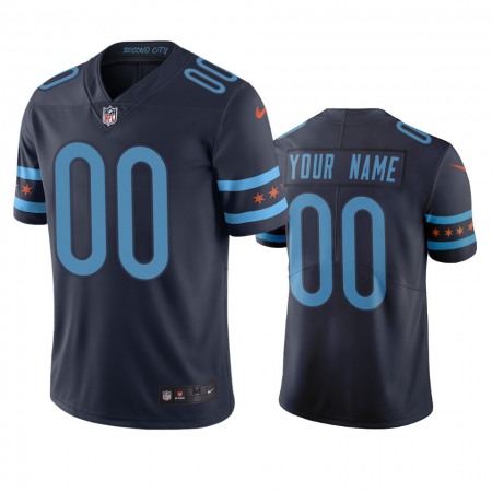 Chicago Bears Custom Navy Vapor Limited City Edition NFL Jersey