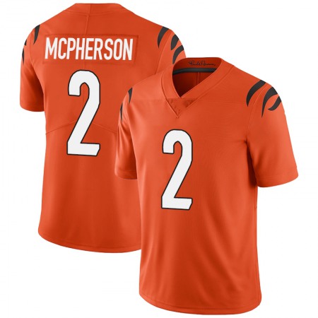 Cincinnati Bengals ##2 Evan McPherson Orange Men's Nike Alternate Vapor Limited Jersey