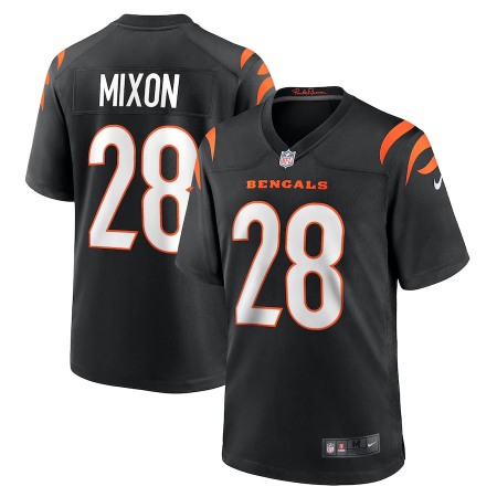 Cincinnati Bengals #28 Joe Mixon Black Nike Game Jersey