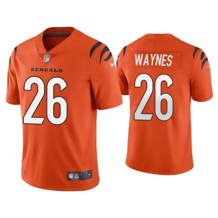 Nike Bengals #26 Trae Waynes Orange Men's Nike Alternate Vapor Limited Jersey