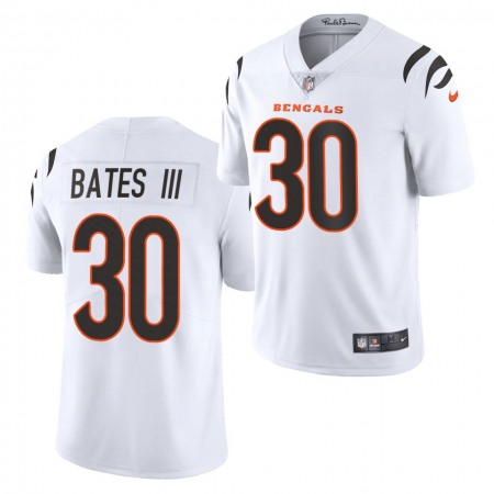 Nike Bengals #30 Jessie Bates White Men's Nike Vapor Limited Jersey