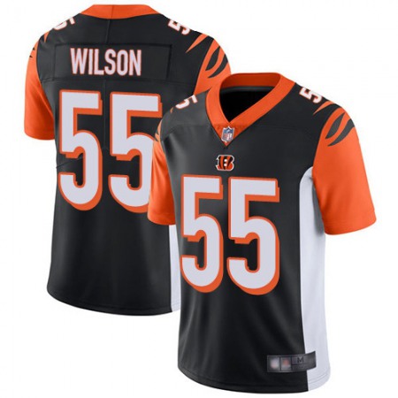 Nike Bengals #55 Logan Wilson Black Team Color Men's Stitched NFL Vapor Untouchable Limited Jersey