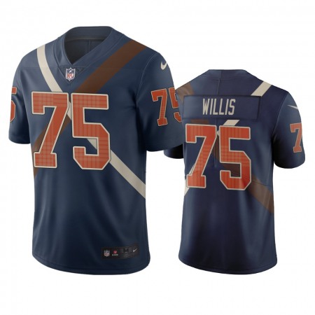 Cincinnati Bengals #75 Jordan Willis Navy Vapor Limited City Edition NFL Jersey