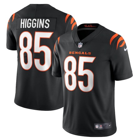 Cincinnati Bengals #85 Tee Higgins Black Nike Vapor Limited Jersey