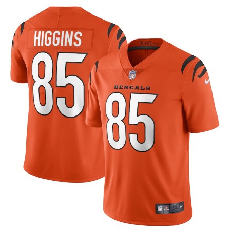 Cincinnati Bengals #85 Tee Higgins Orange Nike Alternate Vapor Limited Jersey