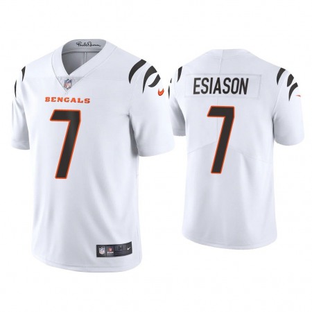 Nike Bengals #7 Boomer Esiason White Men's Nike Vapor Limited Jersey