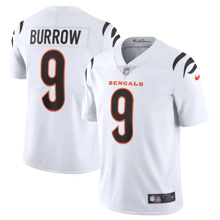 Cincinnati Bengals #9 Joe Burrow White Nike Vapor Limited Jersey