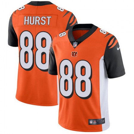 Nike Bengals #88 Hayden Hurst Orange Alternate Men's Stitched NFL Vapor Untouchable Limited Jersey