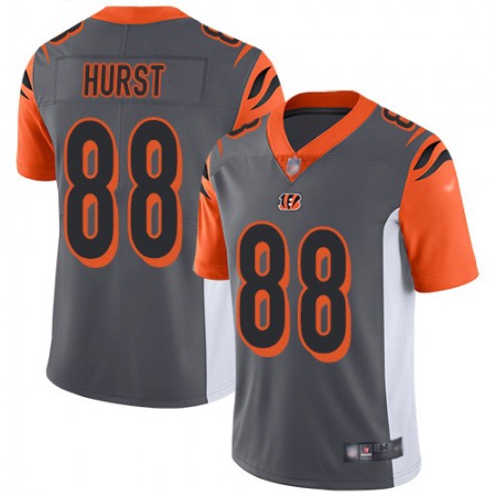 Nike Bengals #88 Hayden Hurst Silver Men's Stitched NFL Limited Inverted Legend Jersey
