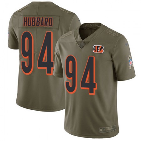 Nike Bengals #94 Sam Hubbard Olive Men's Stitched NFL Limited 2017 Salute To Service Jersey